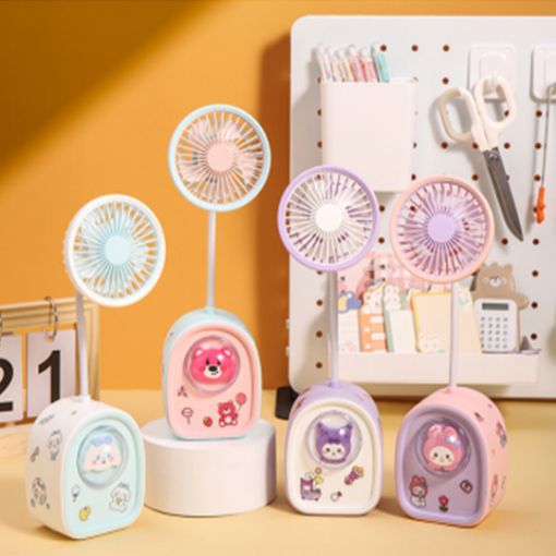 Işıklı Mini Fan  MU337A resmi