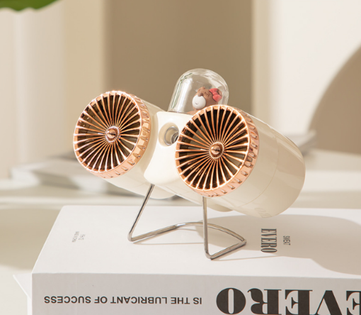 Buharlı Mini Fan 1200 mAH resmi