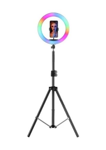10" RGBLed Işıklı Canlı Yayın Lambası  (Kumandalı) resmi